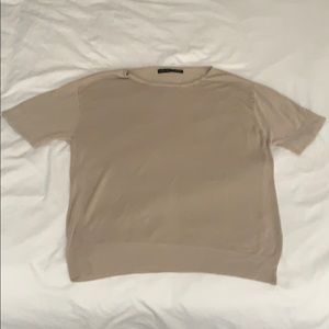 Men’s Zara knit short sleeve sweater
